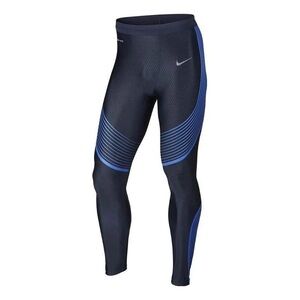 Nike Dri- Fit Power Speed Running Tights Reflective Blue Men's Size Small